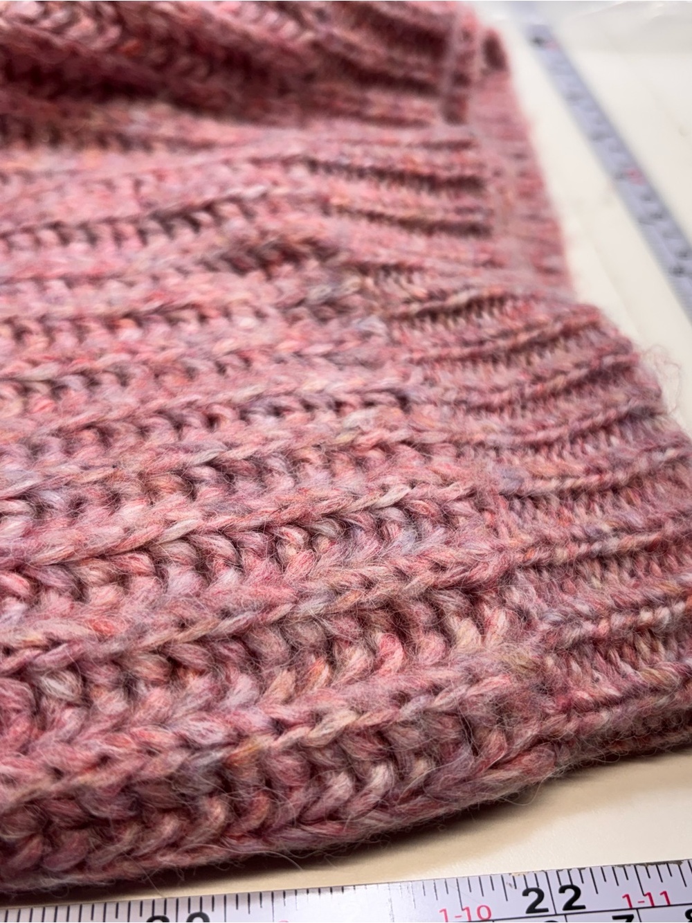 Only Ribbed Cowl Turtleneck Sweater in Dusty Rose NWT - Picture 4 of 6